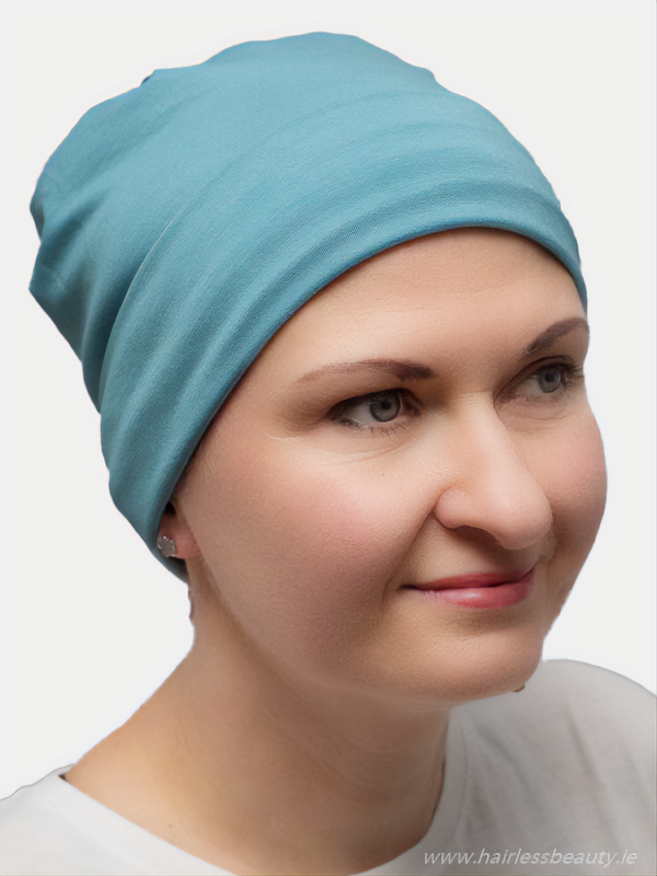 Soft and thin cotton sleep cap, providing lightweight coverage for chemo patients