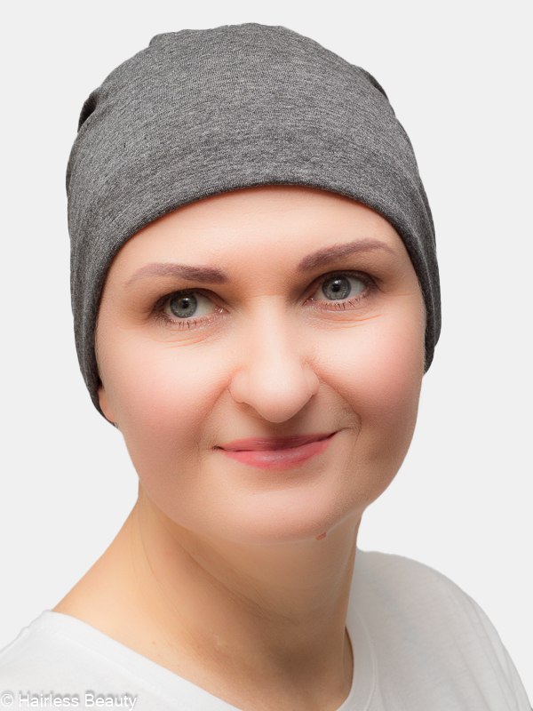 Comfortable bamboo sleep cap, offering light protection for hair loss and sensitive scalps