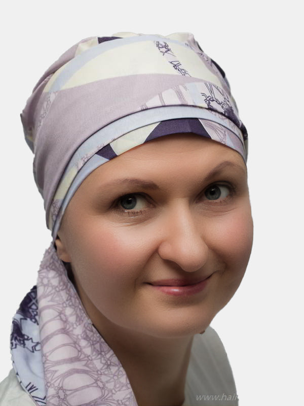 Thin cotton scarf in stunning colors, high-quality and comfortable, suitable for alopecia and hair loss