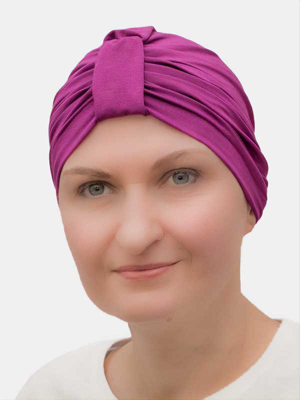 Lightweight bamboo hat  in vibrant colors, perfect for everyday wear and special events, designed for hair loss