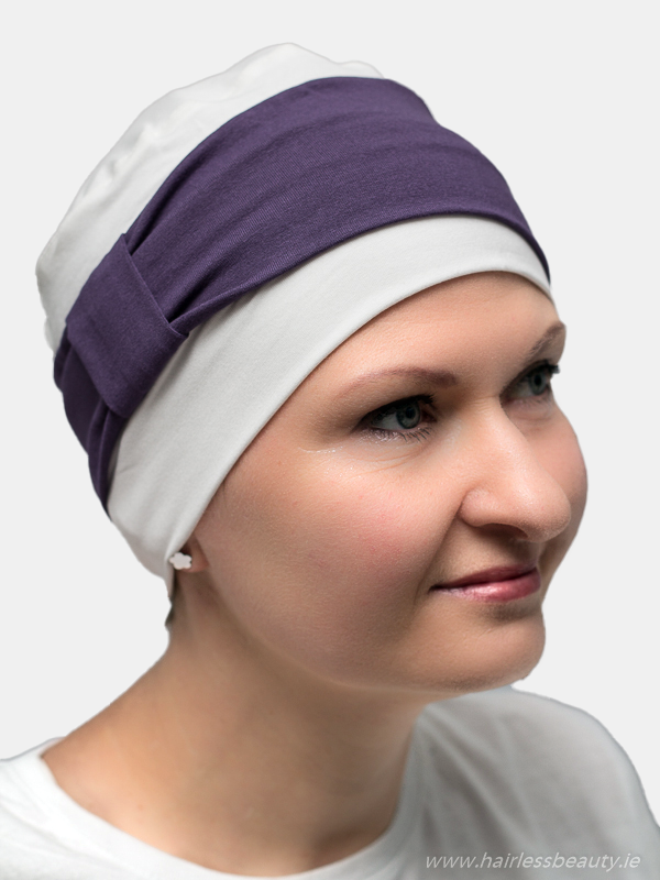 Affordable Daisy turban in high-quality cotton, designed with lining for daily comfort and style for hair loss from alopecia or chemo