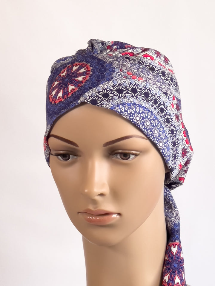 Viscose scarf offers a soft, elegant drape