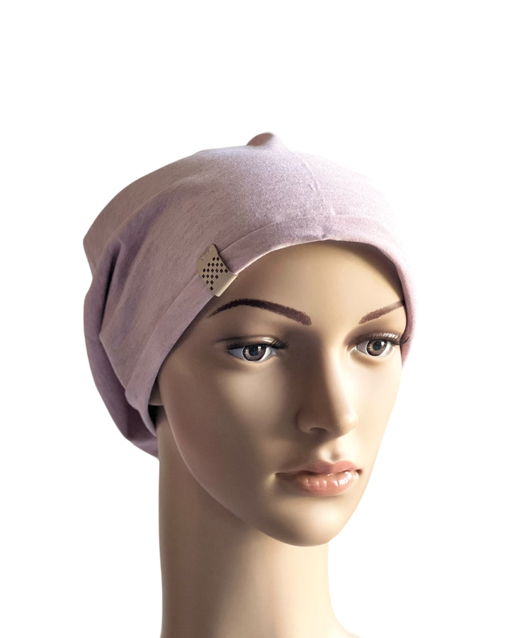 Ivy beanie hat made of premium cotton for chemo, radio patients 