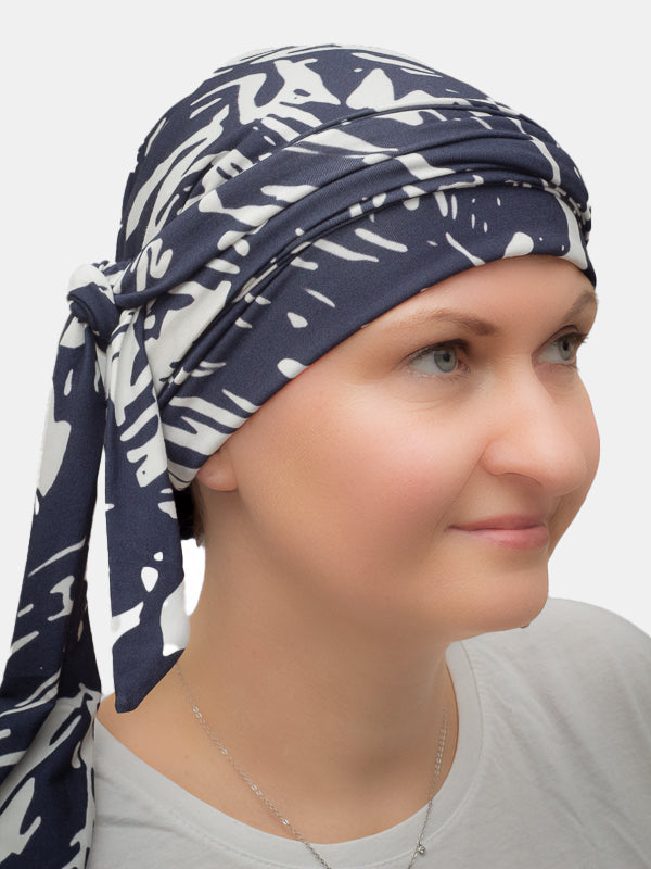 Comfortable bamboo scarf with lining, ideal for daily wear during cancer treatment