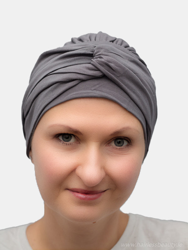 Popular Orchid turban, adds volume and height designed for medical hair loss