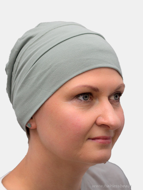 Comfortable Poppy hat for indoor and outdoor use, ideal for cancer patients