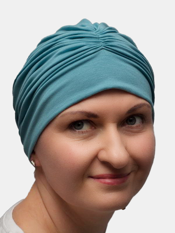 No-lining cotton headgear, perfect for cancer and radio therapy