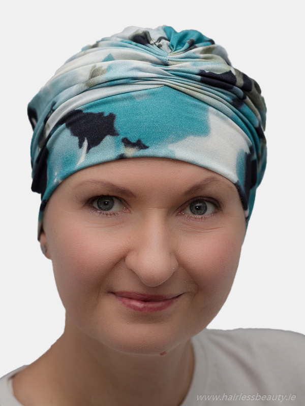 Cool cotton turban, no lining, ideal for summer and chemo