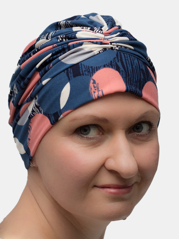 Thin, stylish cotton hat, perfect for summer, great for cancer patients
