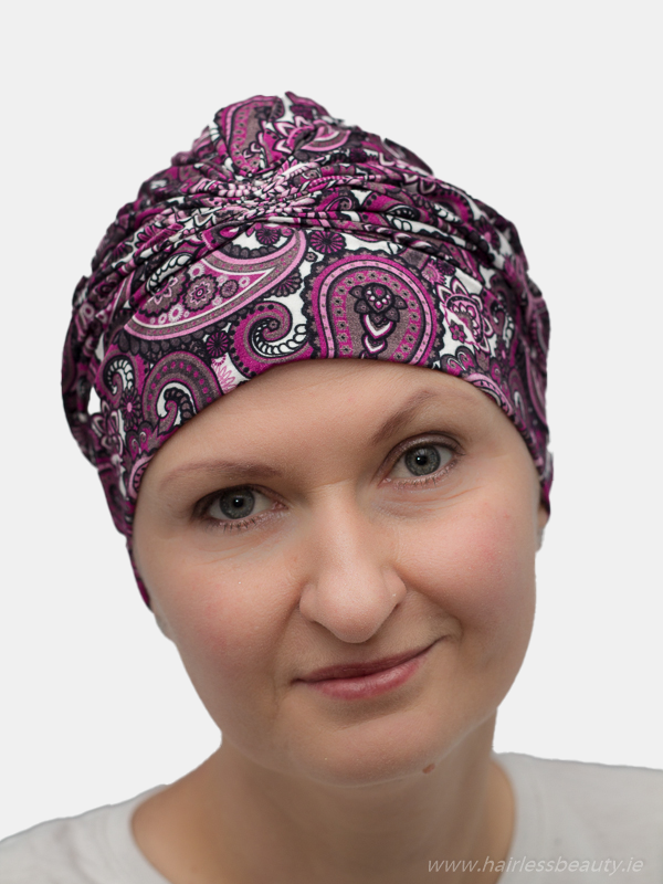 Light cotton turban, ideal for summer, great for chemo patients