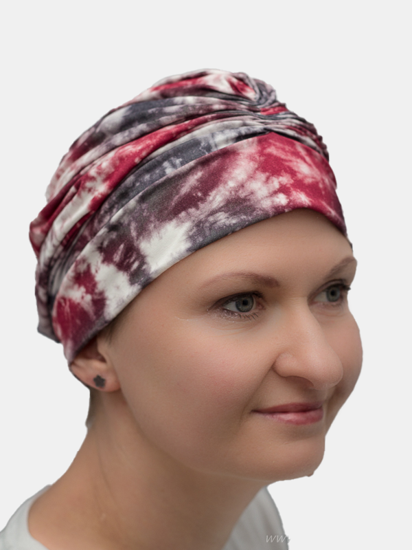 Lightweight cotton turban, perfect for alopecia and cancer patients