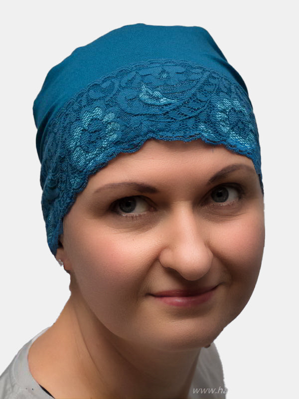 Soft and light Shamrock hat, ideal for chemo and alopecia