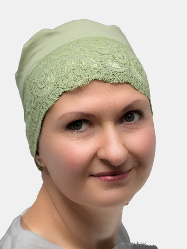 Comfortable Shamrock hat, perfect for spring, chemo, and alopecia