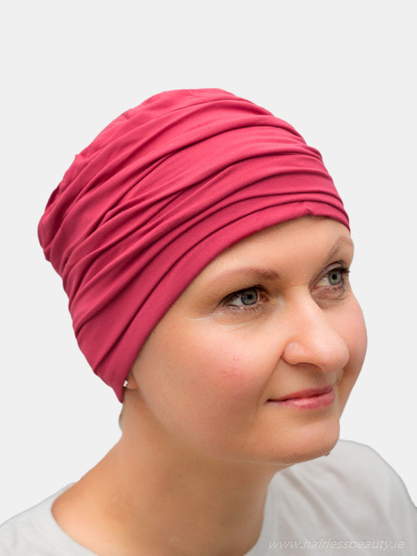 Comfortable Sunflower hat, bamboo with lining for alopecia