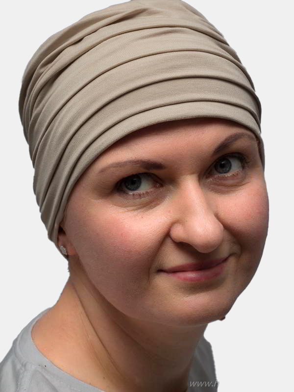 Lined Sunflower bamboo turban, stylish for chemo and alopecia