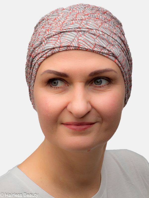 Soft Sunflower turban with lining, trendy and ideal for cancer