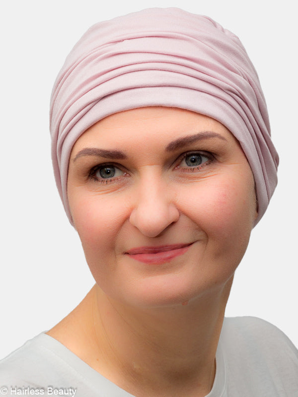 Sunflower bamboo turban, trendy with volume, ideal for alopecia