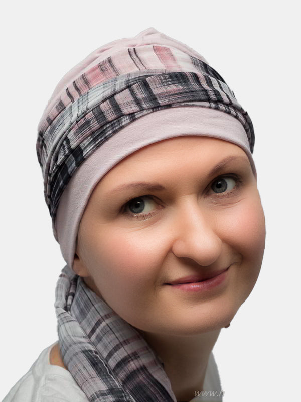 Stylish Tulip scarf, perfect for chemo, alopecia